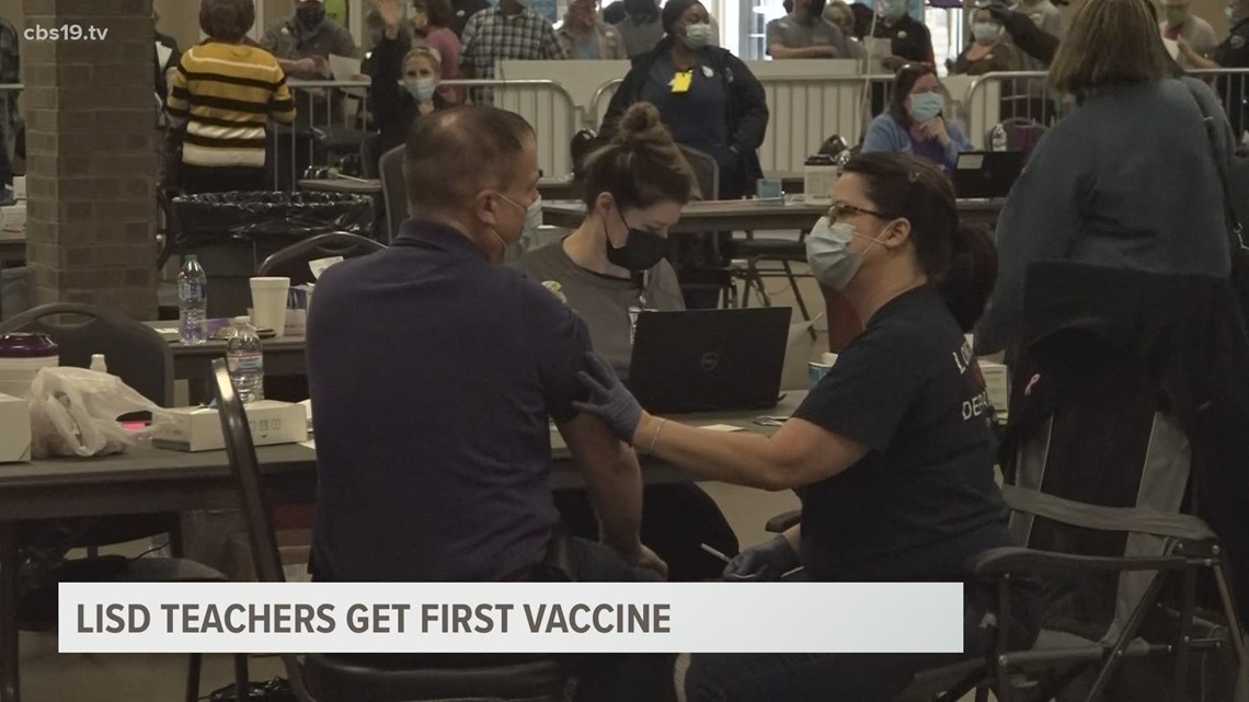 Gregg County teachers get 1st COVID-19 vaccine - Vimarsana News