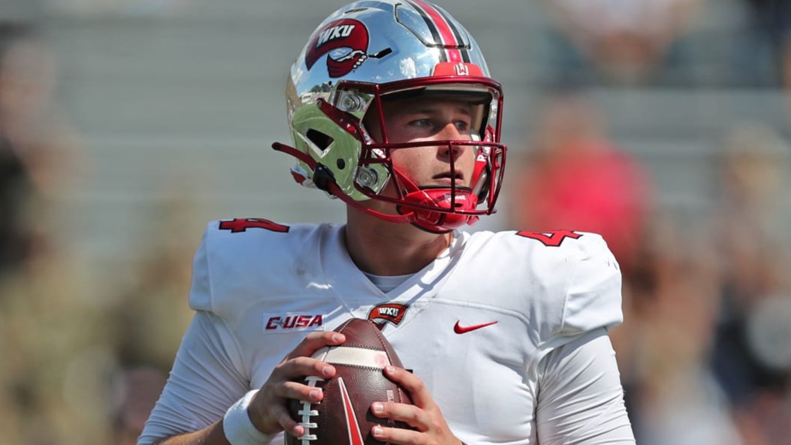 Western Kentucky's Bailey Zappe breaks single-season passing yards