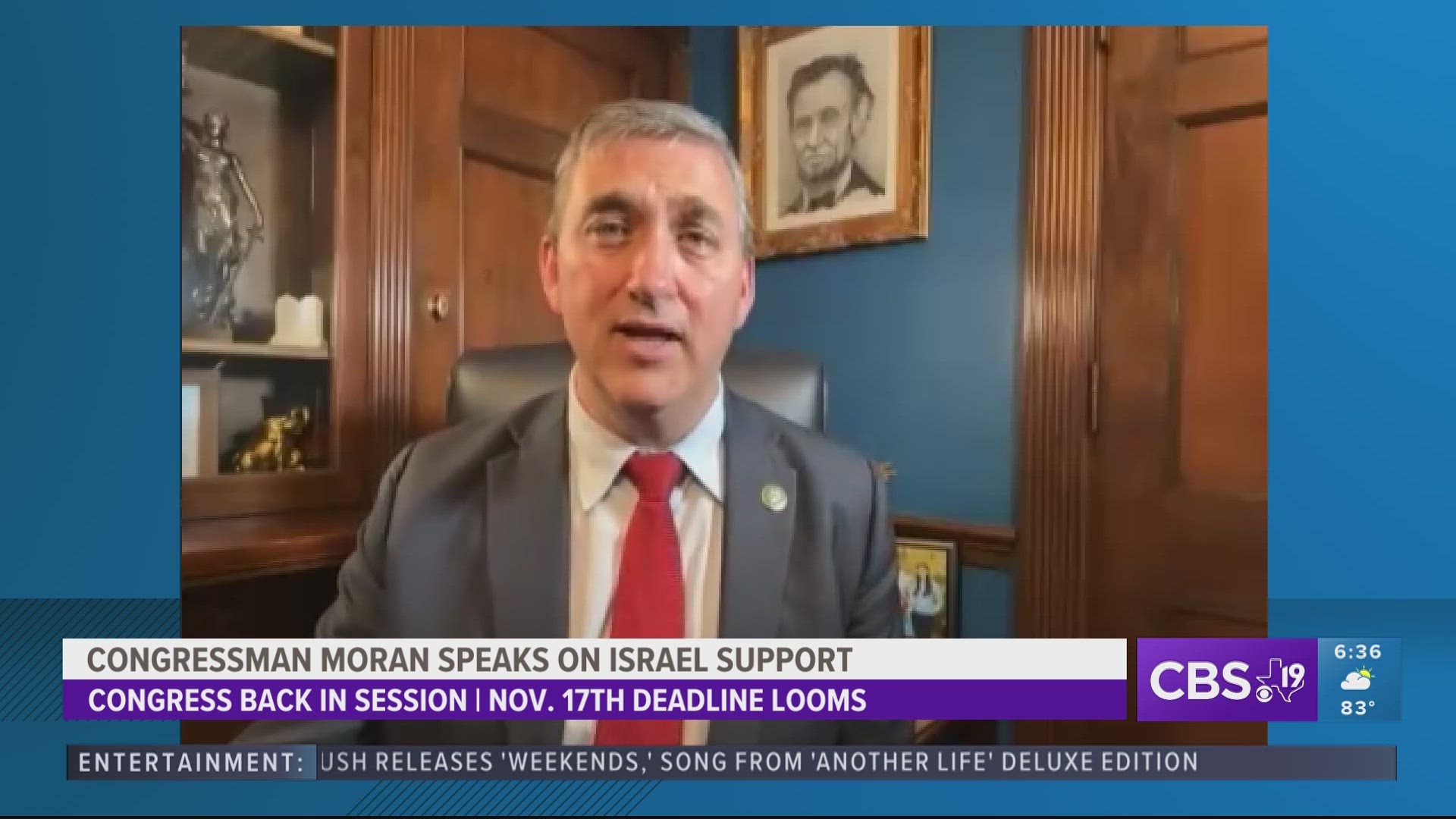 U.S. Congressman Nathaniel Moran, other representatives voice support for Israel through House resolution