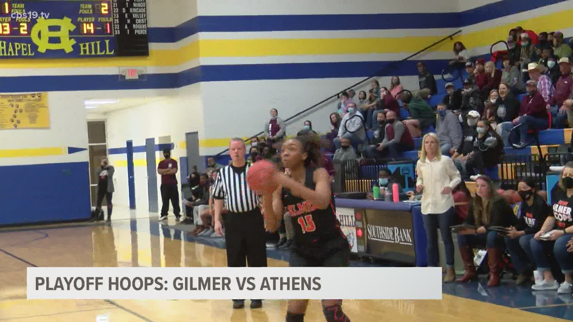 In one of the best playoff games of 2021, it was the Gilmer Lady Buckeyes who mounted a late comeback to take down Athens.