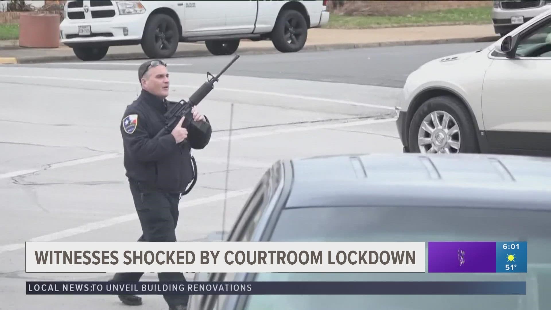 Witness shocked by Cherokee County courtroom lockdown