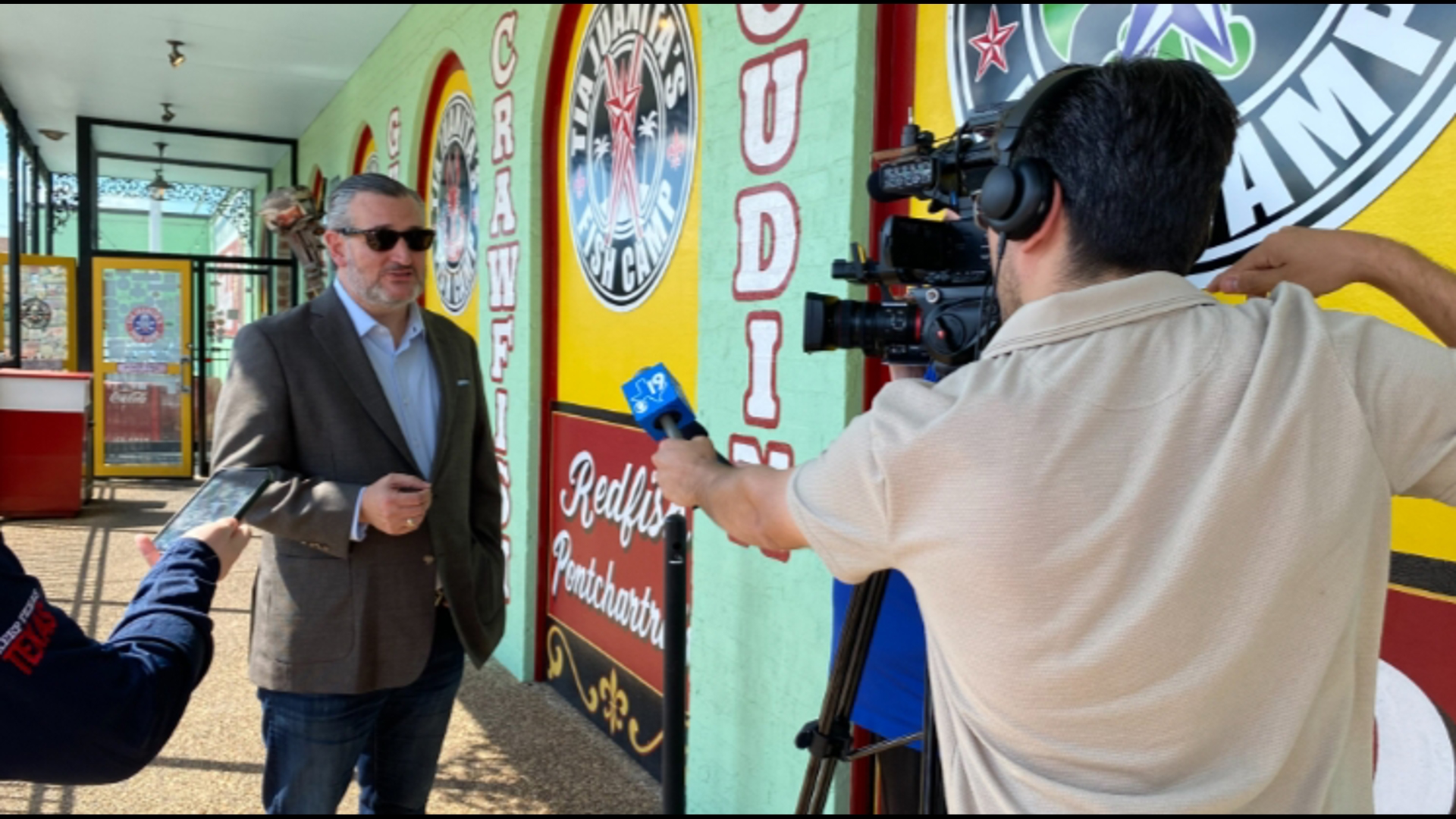 Sen. Ted Cruz made a stop in Longview over the weekend to campaign for his reelection in November.