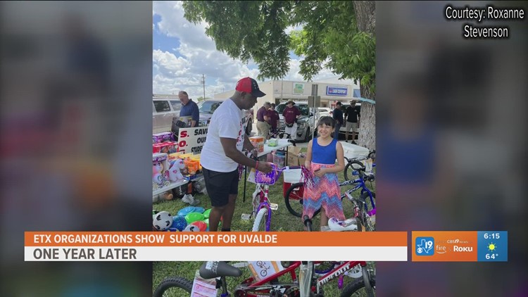 ONE YEAR LATER: East Texas organizations continue to show support for Uvalde
