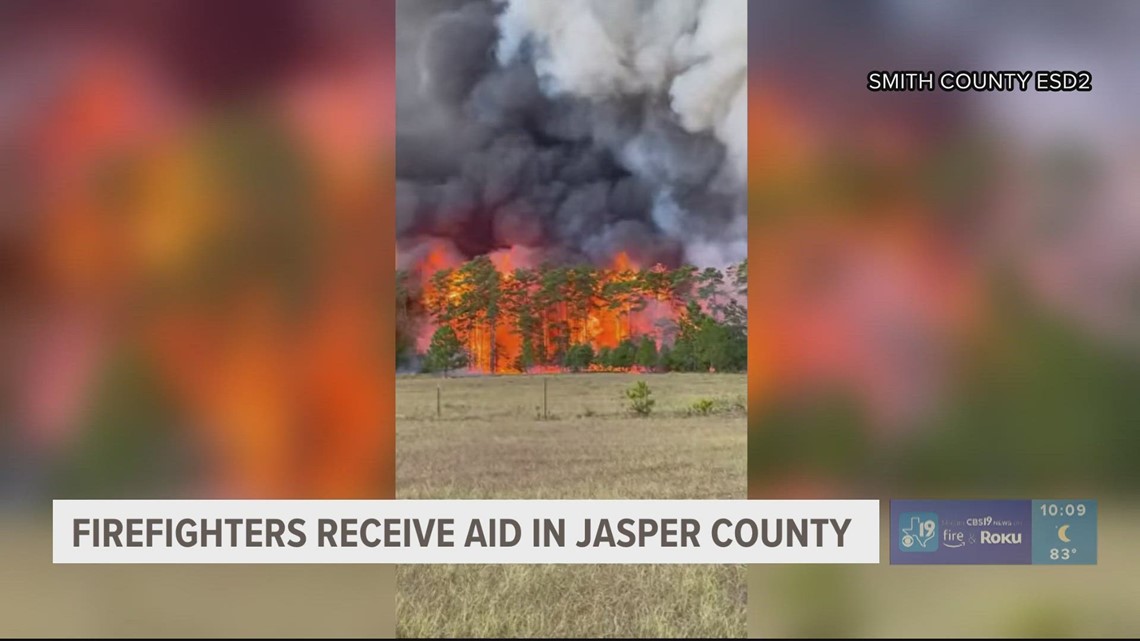 Crews send relief to firefighters battling Jasper County wildfire - Vimarsana News