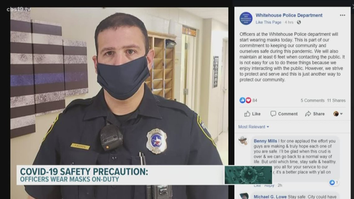 Whitehouse Police Department to start wearing masks on duty cbs19.tv