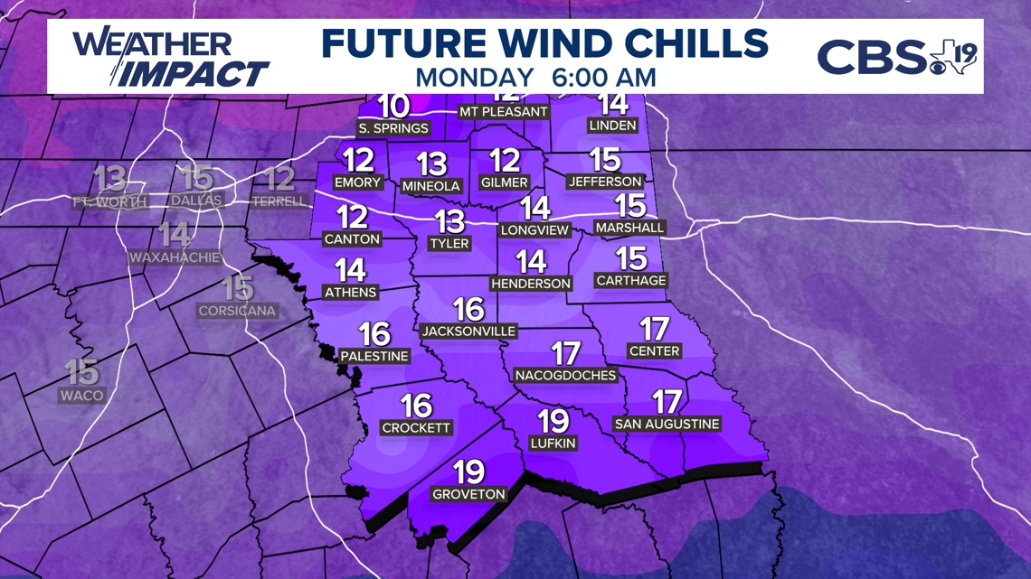 East Texas braces for hard freeze ahead of arctic cold front | cbs19.tv