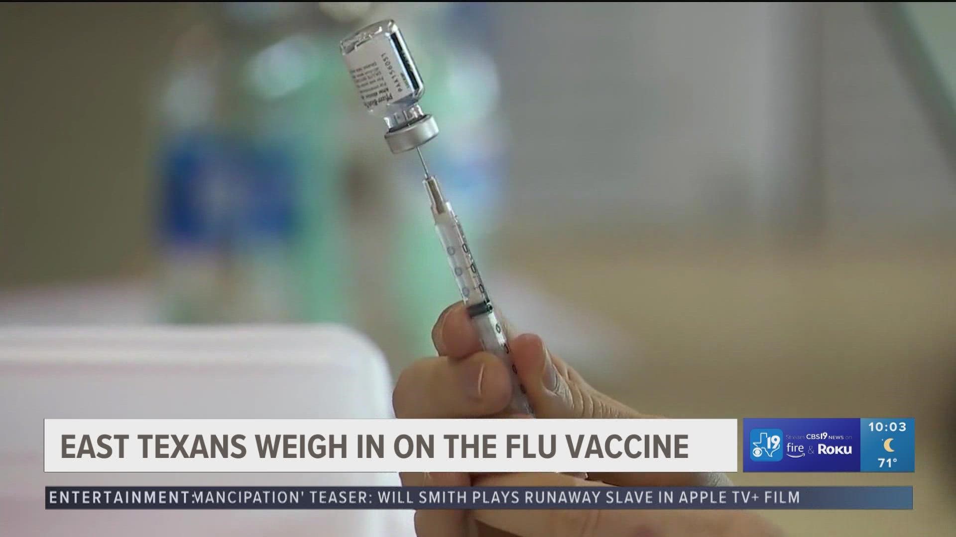 East Texans weigh in on getting the flu vaccine
