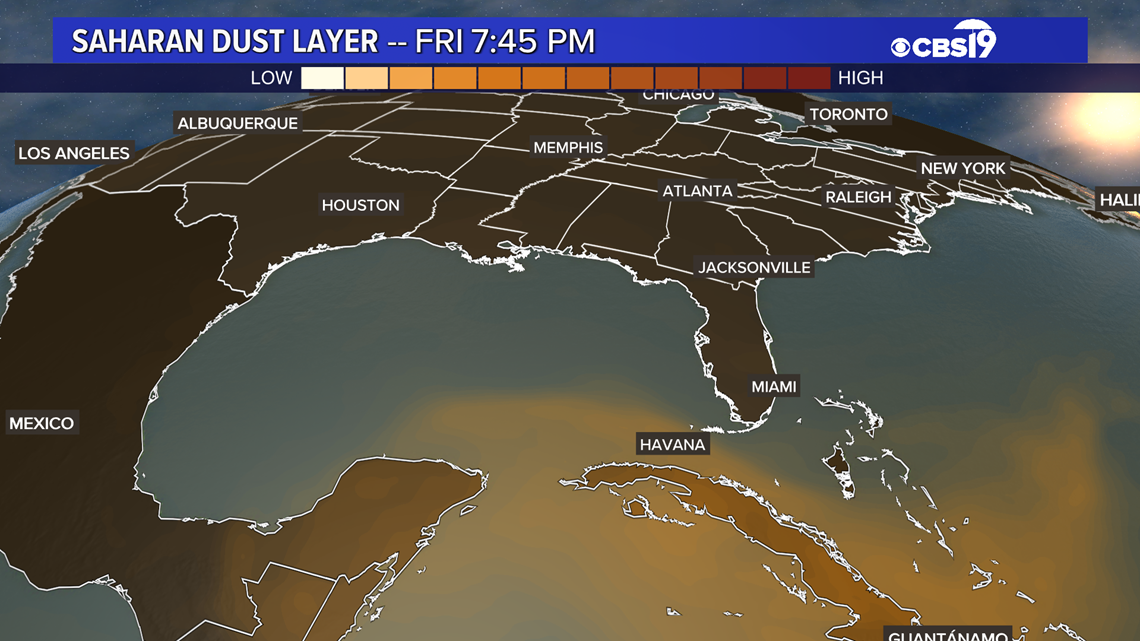 Saharan Dust Headed Toward East Texas cbs19.tv