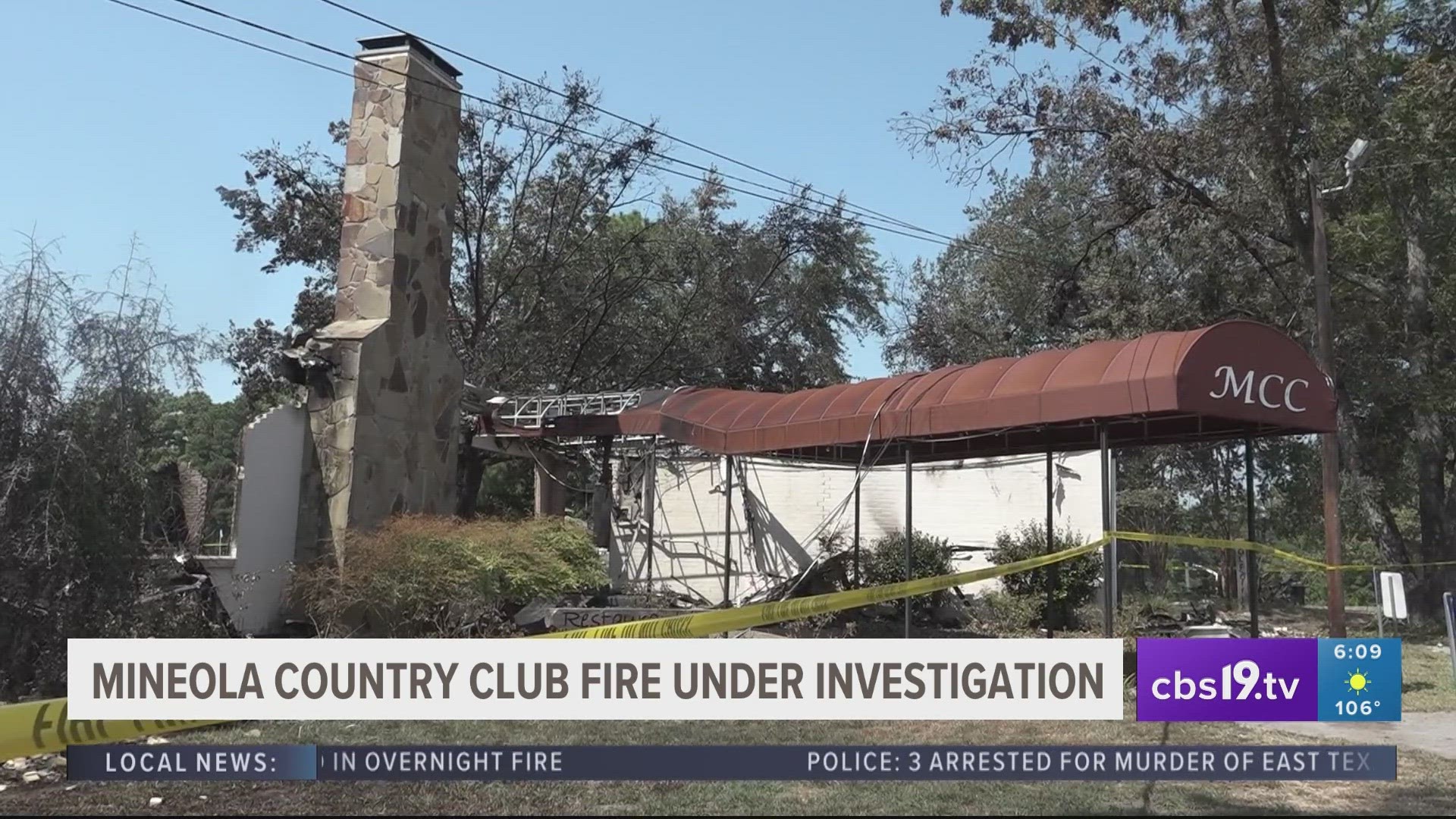 For nearly 100 years, Mineola Country Club stood tall as a fixture of Wood County. But it only took one night for that all to come burning down.