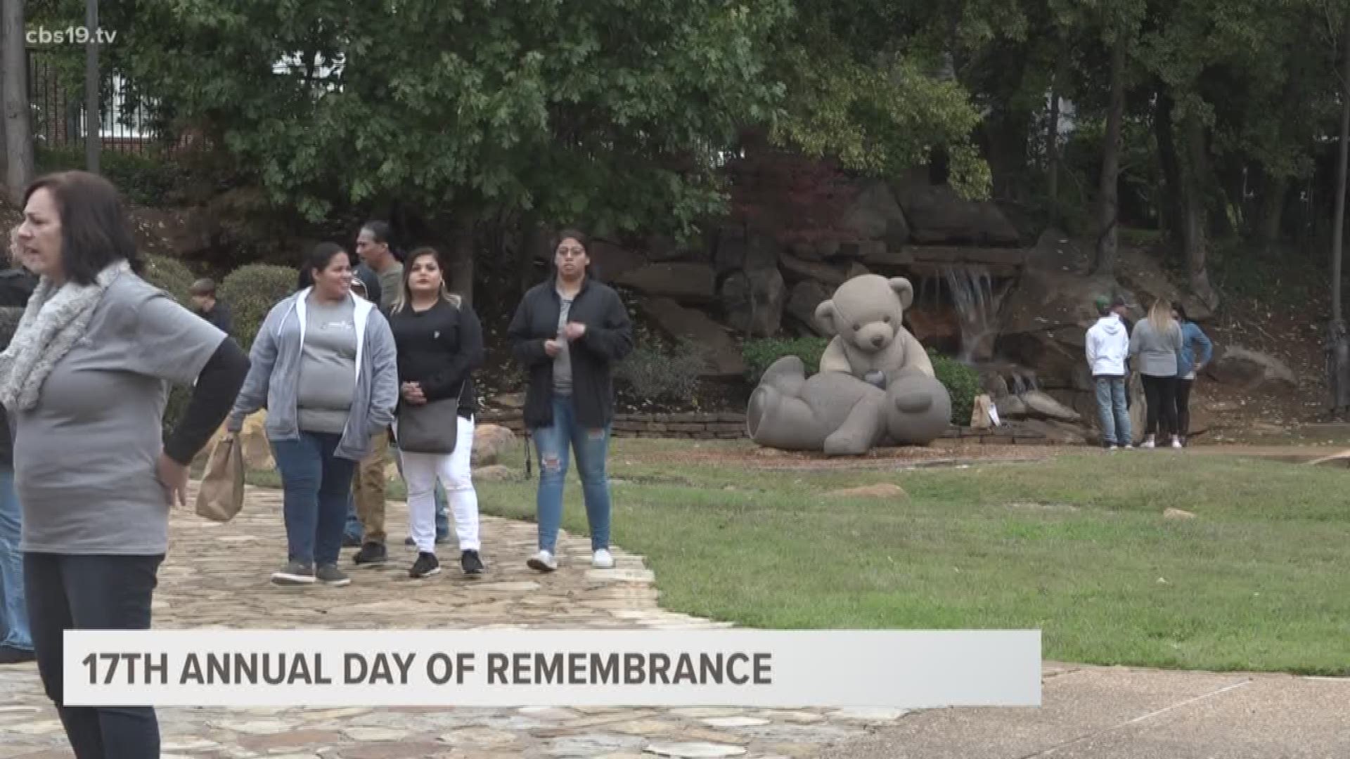 October 26 marked the 17th Annual Day of Remembrance at the Children's Park of Tyler.