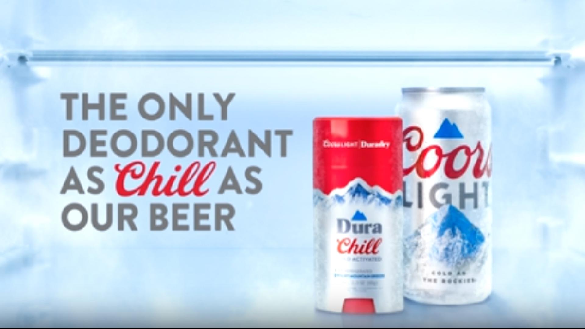 Dura Chill lets you know when it’s at its most refreshing – because even your underarms deserve a cold one this summer.