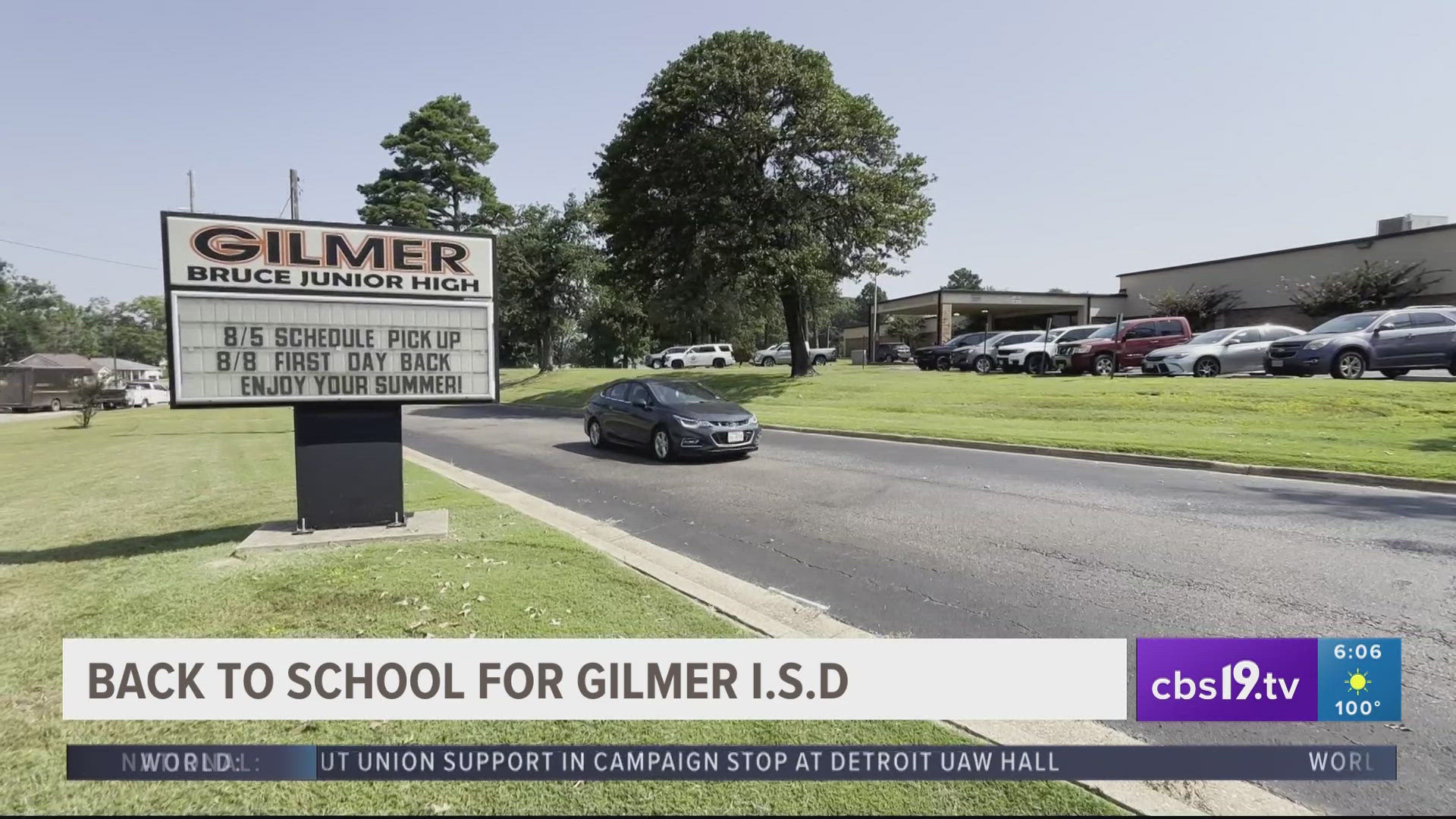 Gilmer ISD welcomes students back for first day of school