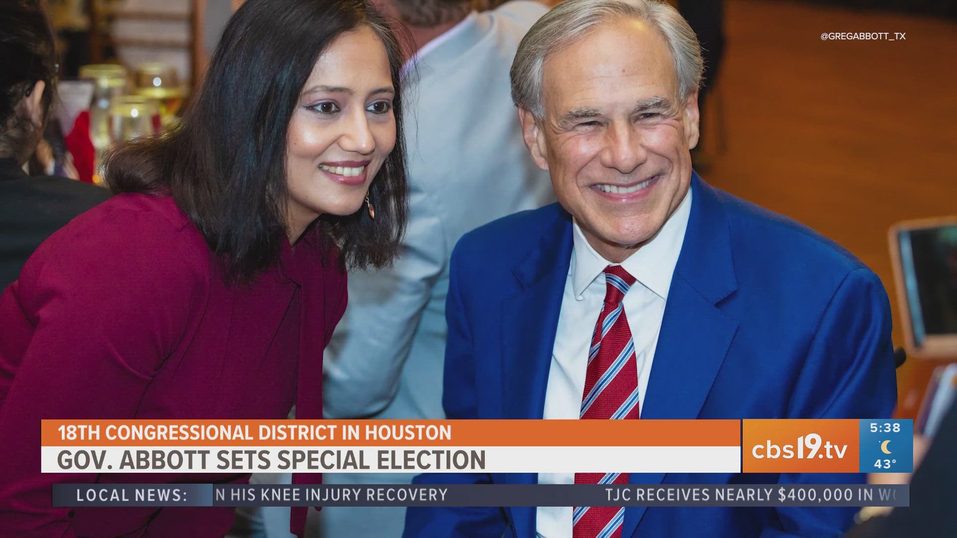 Gov. Greg Abbott calls for special election to fill Houston ...