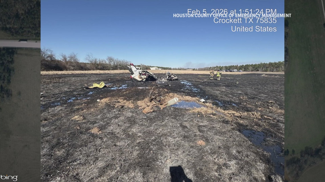 Pilot unharmed in single-engine plane crash at Houston County Airport ...
