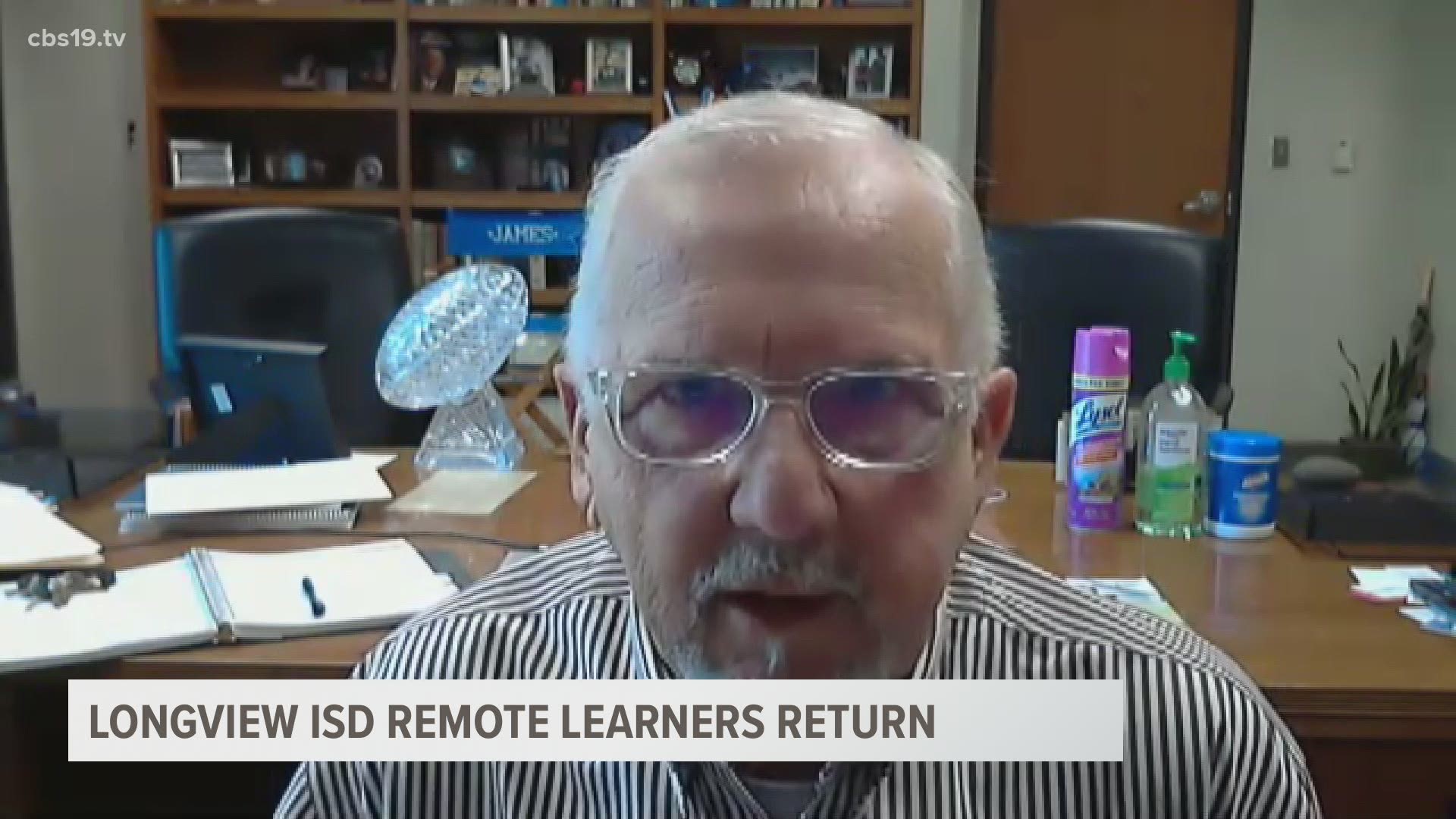 With six weeks left in the school year, Longview ISD virtual learners returned back to the classroom.