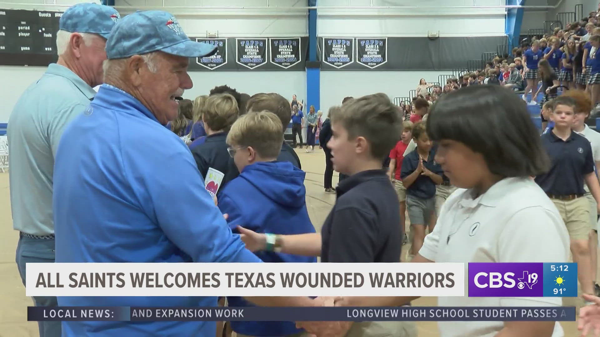 The school had a special performance for the wounded warriors.