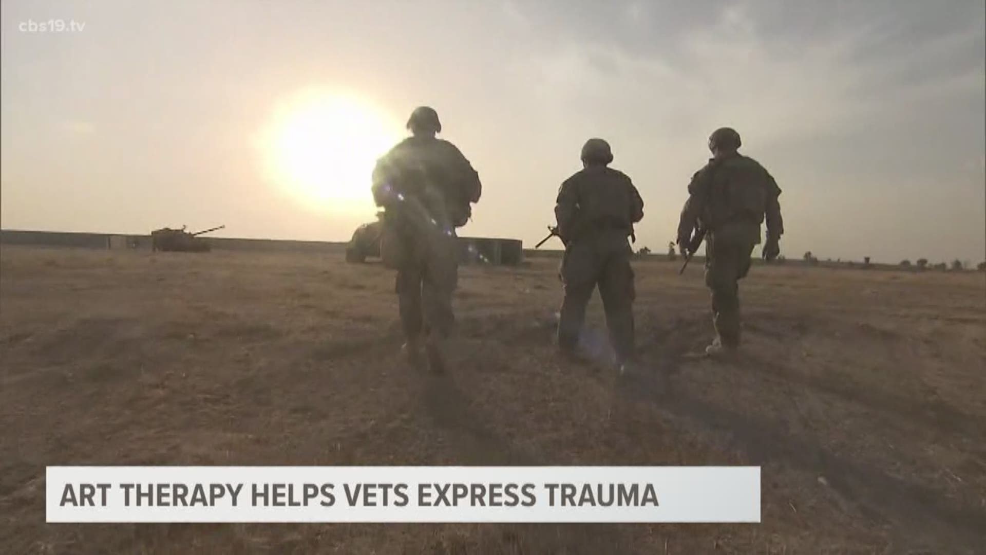 Art therapy helps veterans cope with trauma