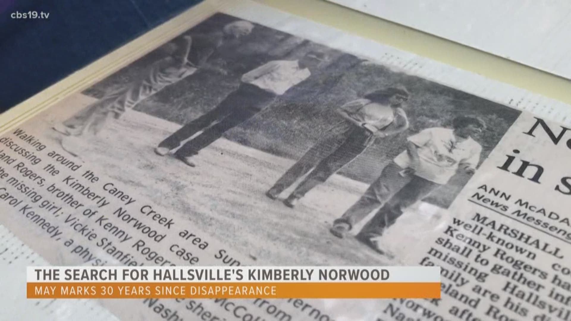 As the month of may comes to an end, we're telling part two of Kimberly Norwood's story. 
This month a milestone in the search for the girl from Hallsville. On May 20 1989, after their daughter never returned home, the then 12 years old's parents started desperately trying to find any signs of where she might be.