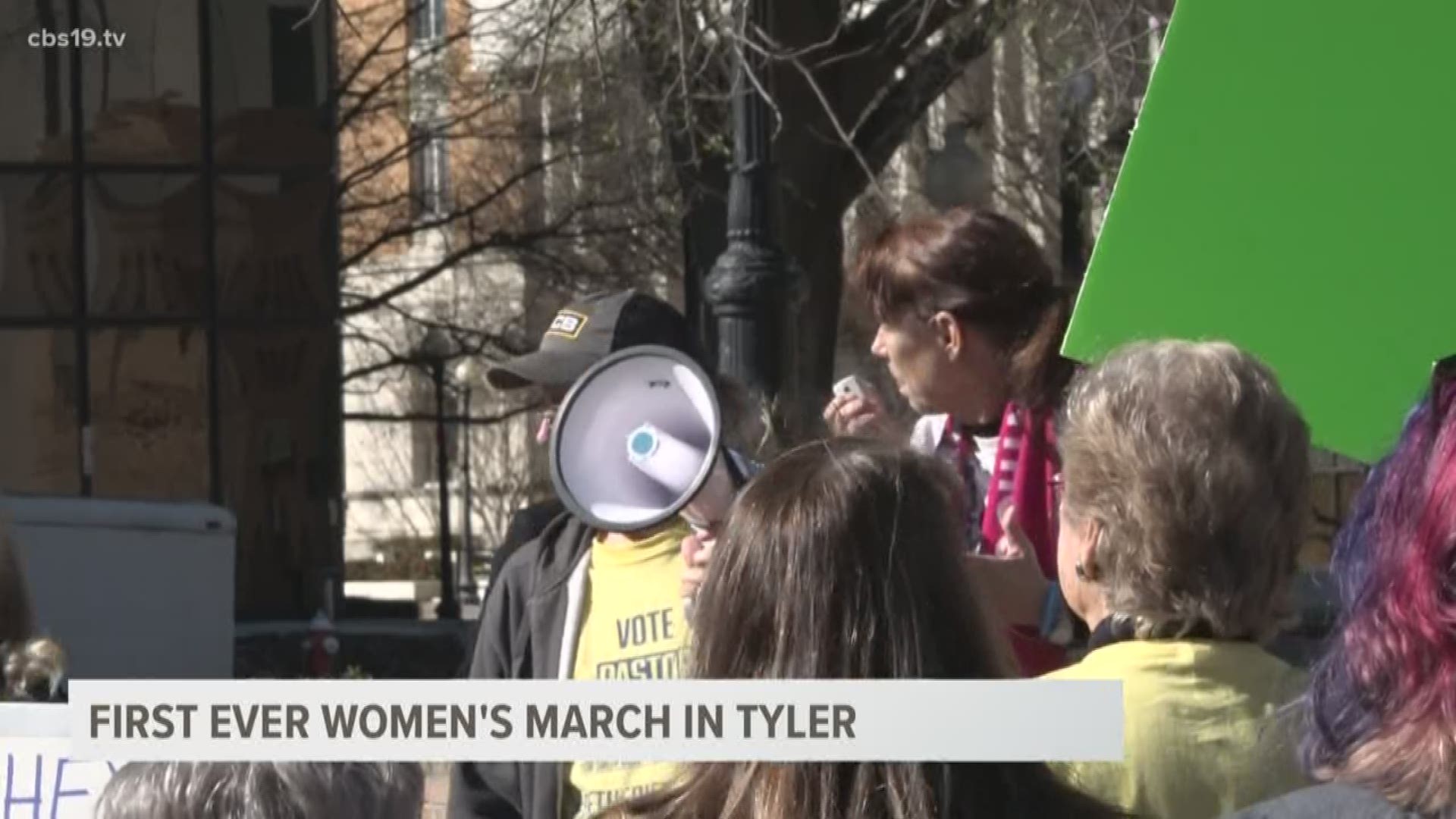 Women's marches have been held across the country since 2017, and for the first time, a Women's March was held in Tyler.