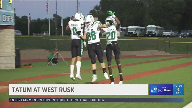 Football: Tatum triumphs over West Rusk 44-20