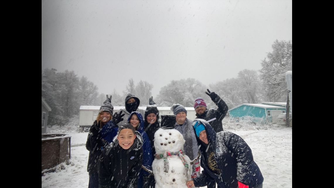 How many inches of snow did East Texas see? cbs19.tv