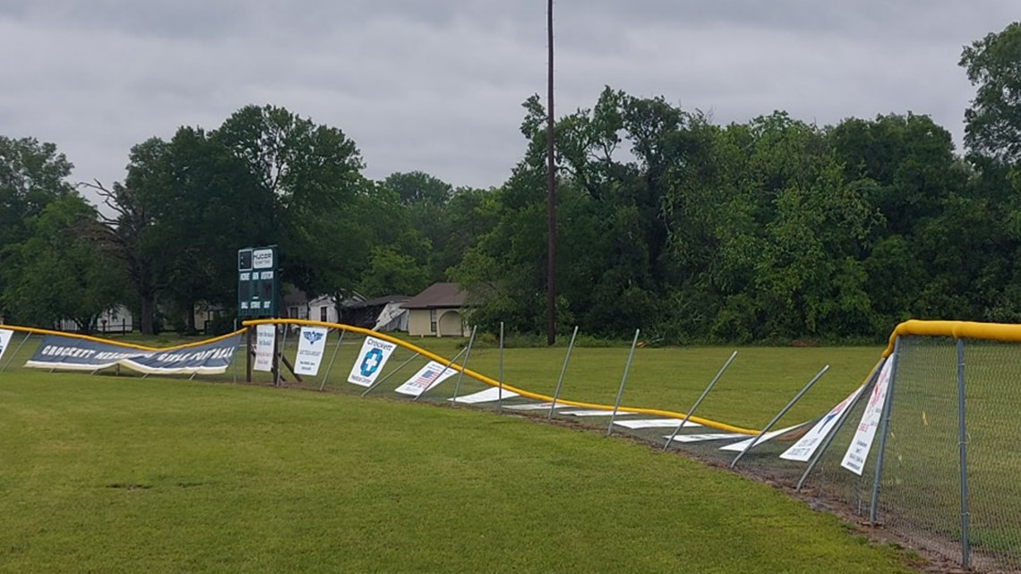 Crockett sees major weather damage, power outages, school closure