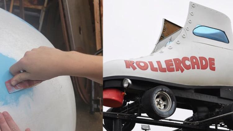 Longview High art club to help restore historic Rollercade skate car