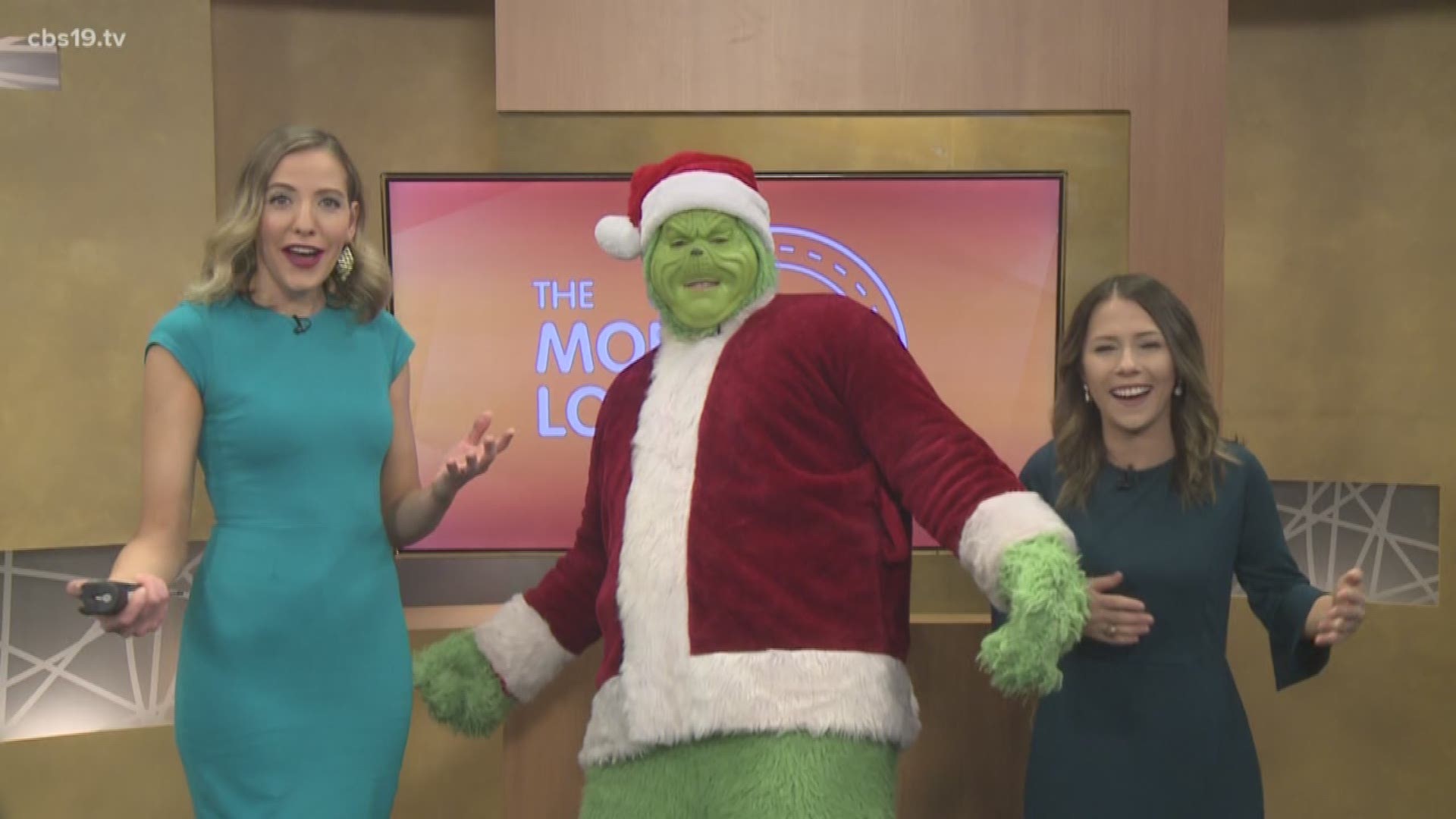 He's mean, he's green and he lives in Palestine! The Grinch makes a special guest appearance on The Morning Loop.