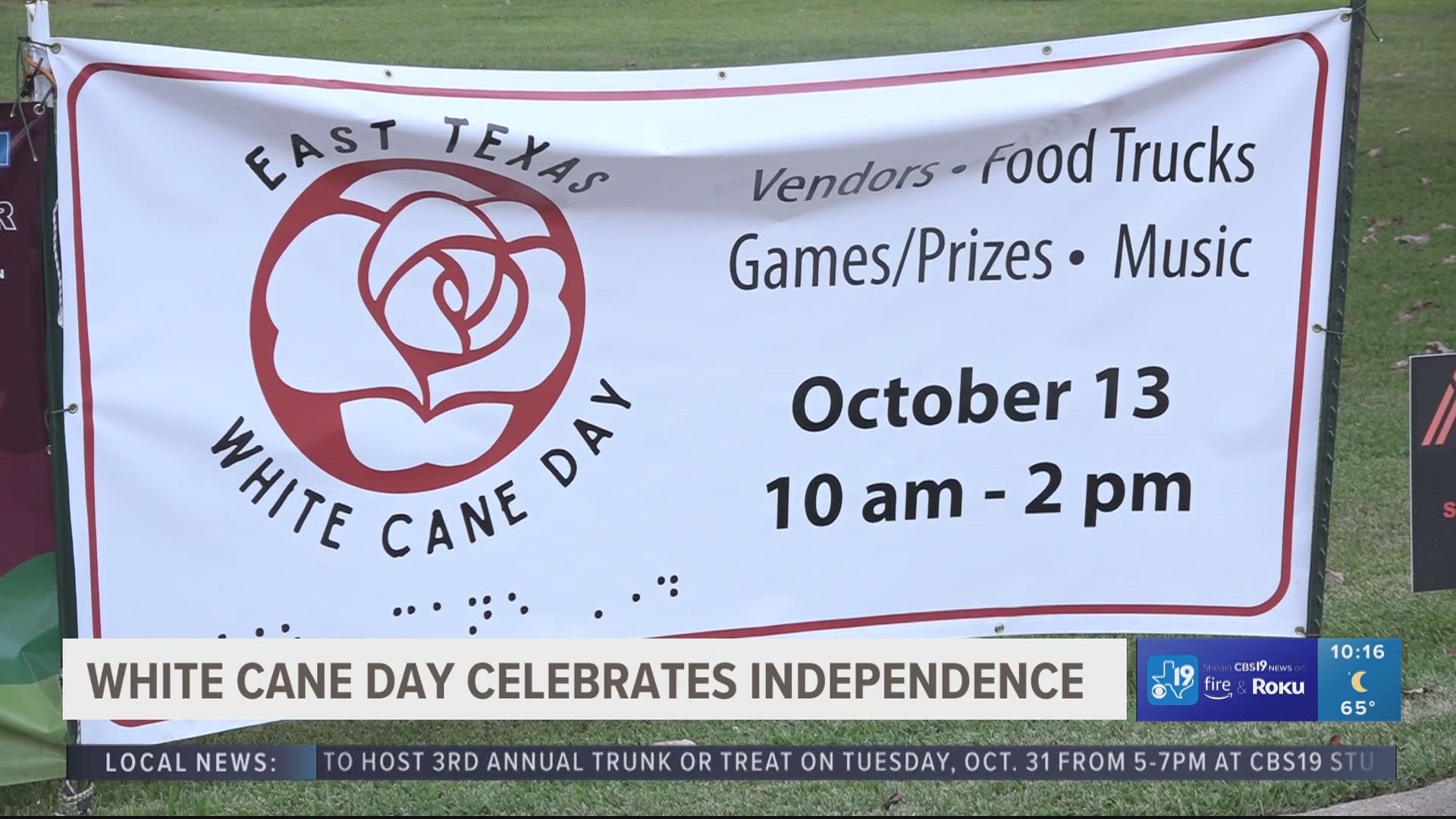 Saturday, October 28, 2017 White Cane Day Free Eye check-Up at The