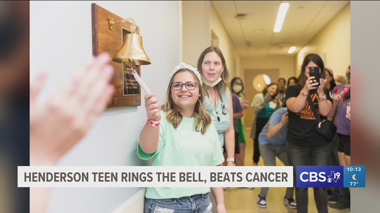 RINGING THE BELL: Henderson teen overcomes 2-year battle with leukemia, thankful for community support
