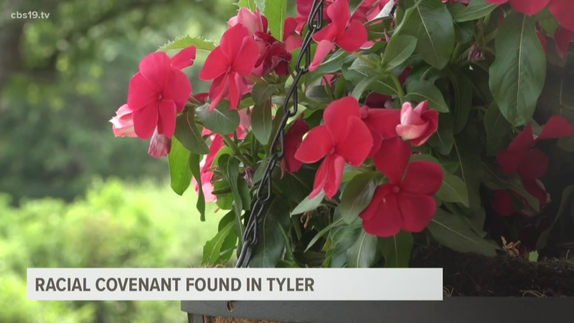 Homeowner describes historic "racial covenant" found in Tyler