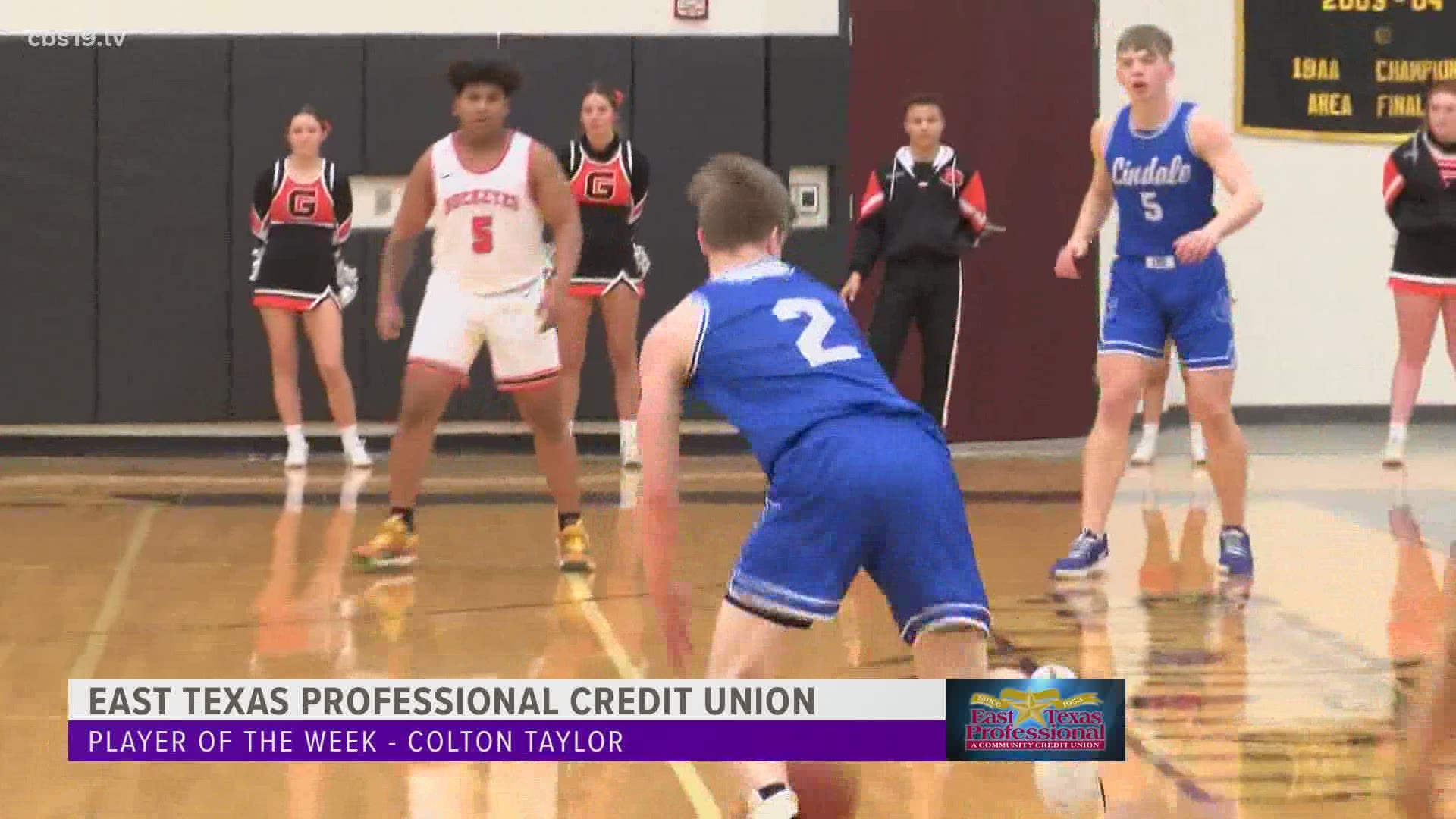 East Texas Professional Credit Union Player of the Week - Lindale Senior guard Colton Taylor