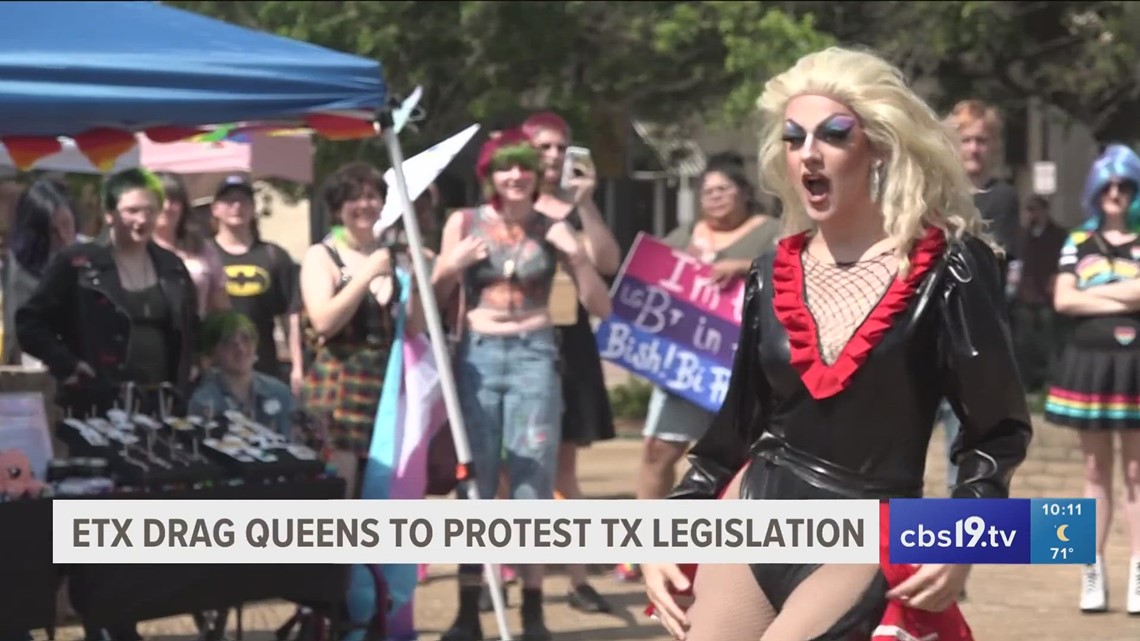 Drag queens to protest Senate Bill 12 in Longview | cbs19.tv