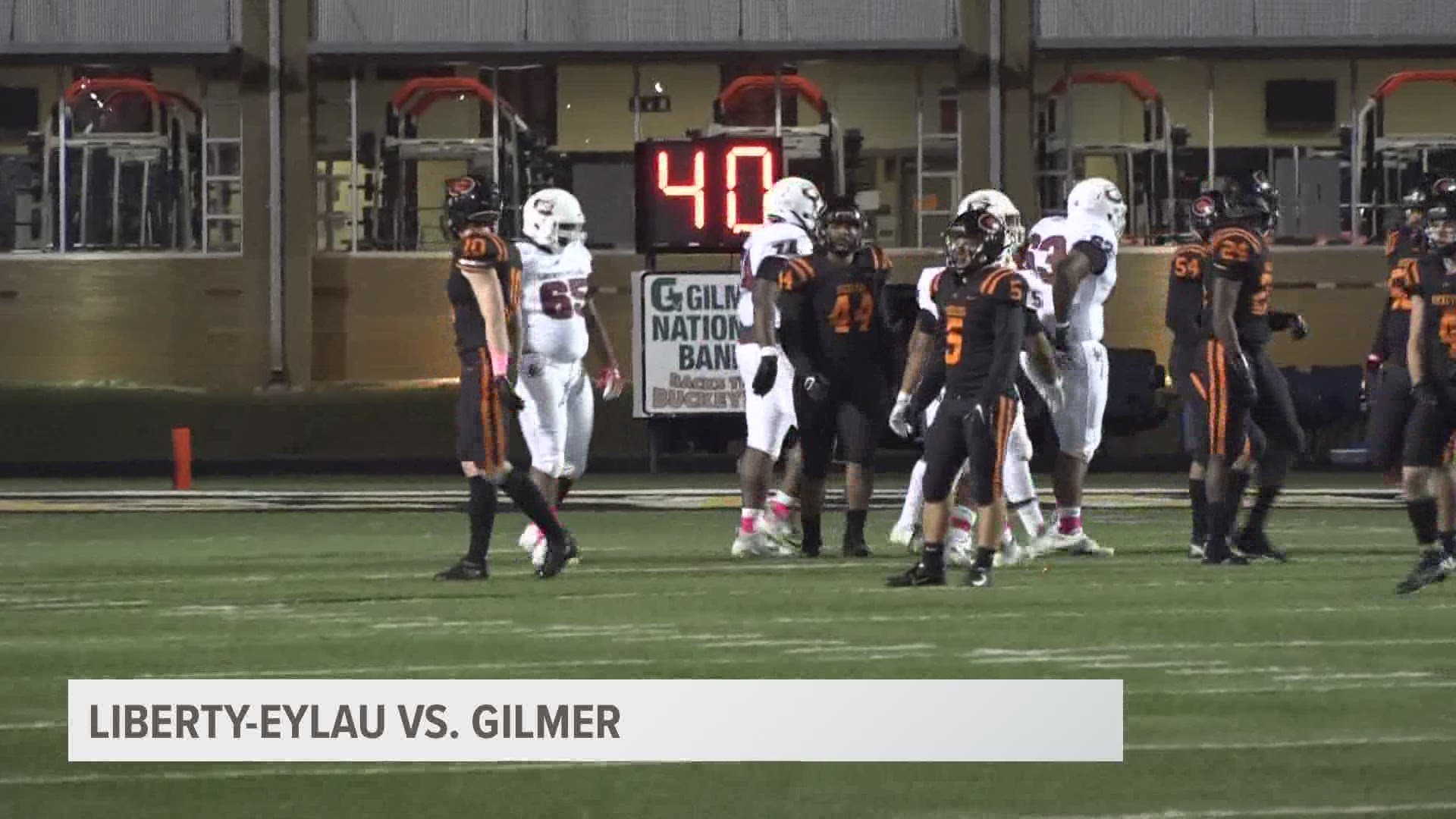 GIlmer came away with the win, topping Liberty-Eylau 35-14.