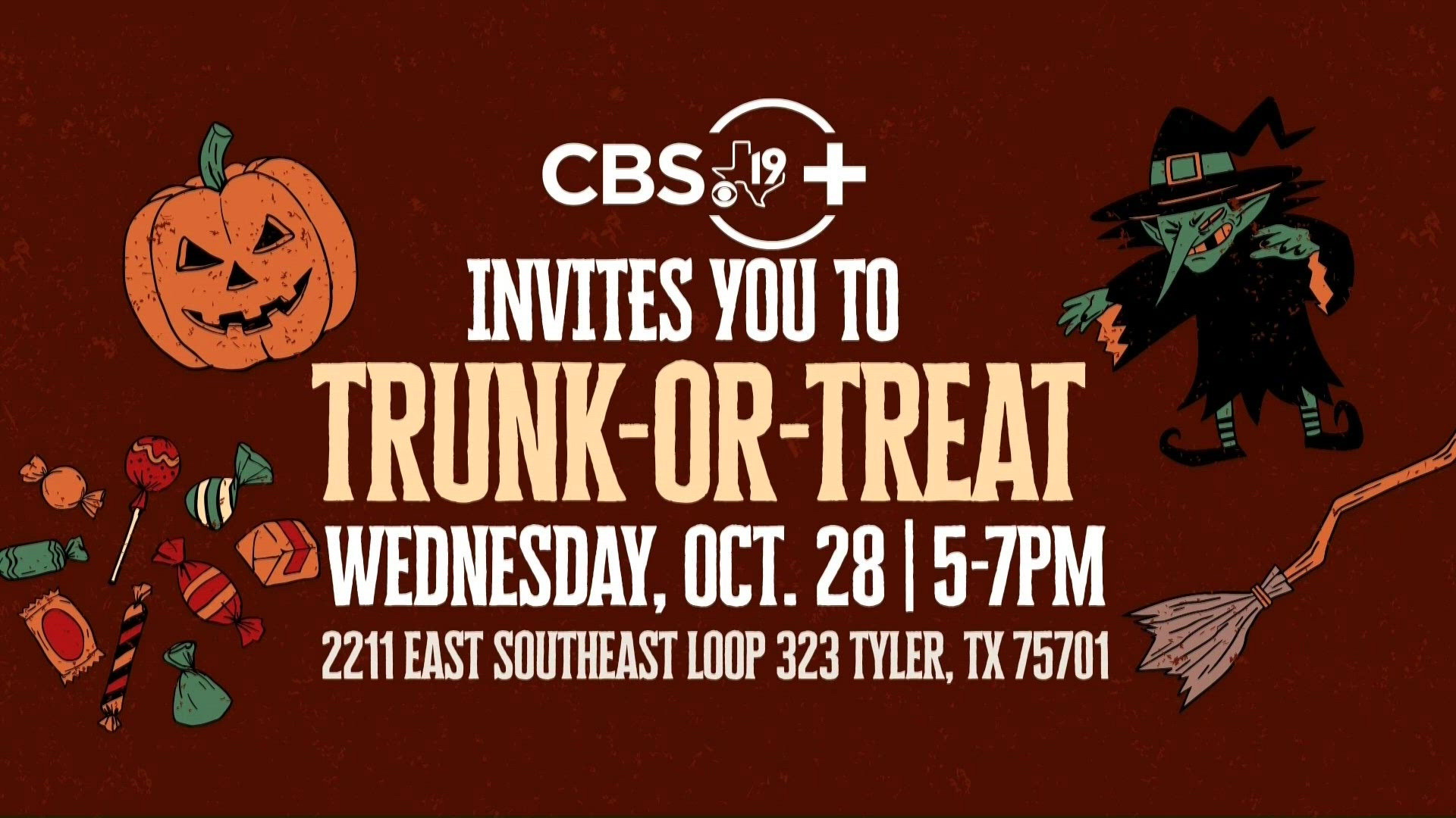 CBS19 invites East Texans to Trunk or Treat celebration | cbs19.tv