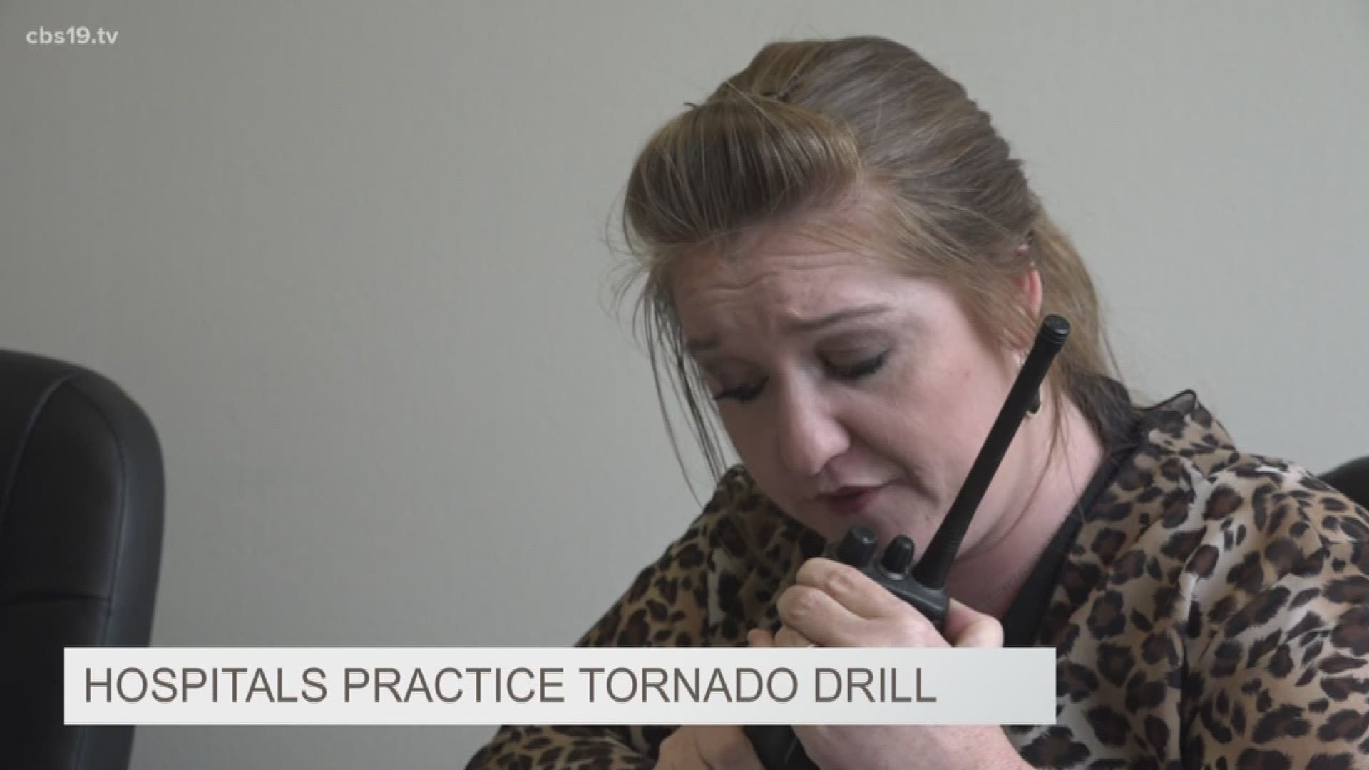 Hospitals across ETX are put in a simulation as if there was a real tornado. 