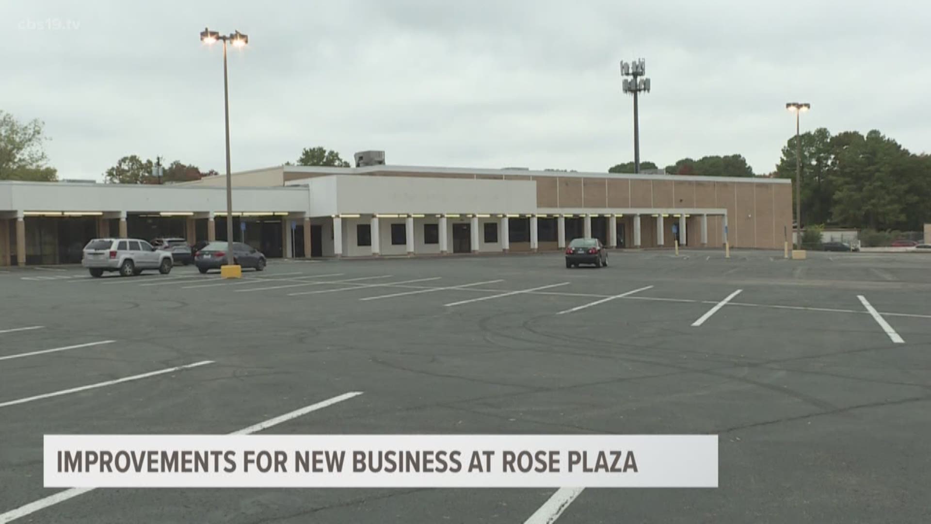 Improvements to the Rose Plaza Shopping Center are being discussed ahead of a new business opening in the former Hastings Entertainment building.