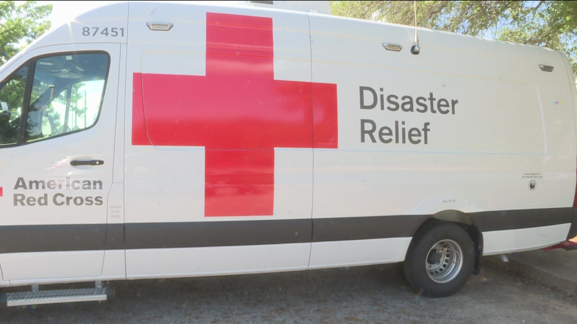 The organization sent 500 volunteers prior to landfall. Since then, they've started sending their emergency disaster relief teams.