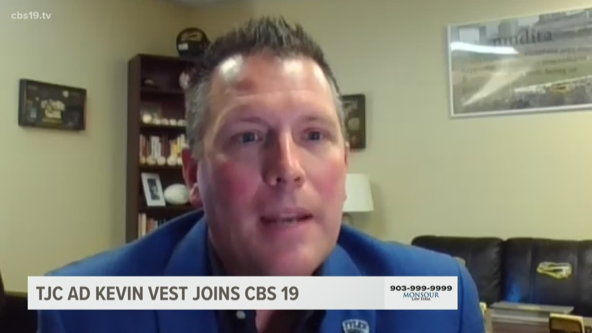 TJC Athletics Director Kevin Vest Joins CBS 19 Weekend Sports Anchor Tina Nguyen to discuss the state of the Apaches athletic department during COVID-19.