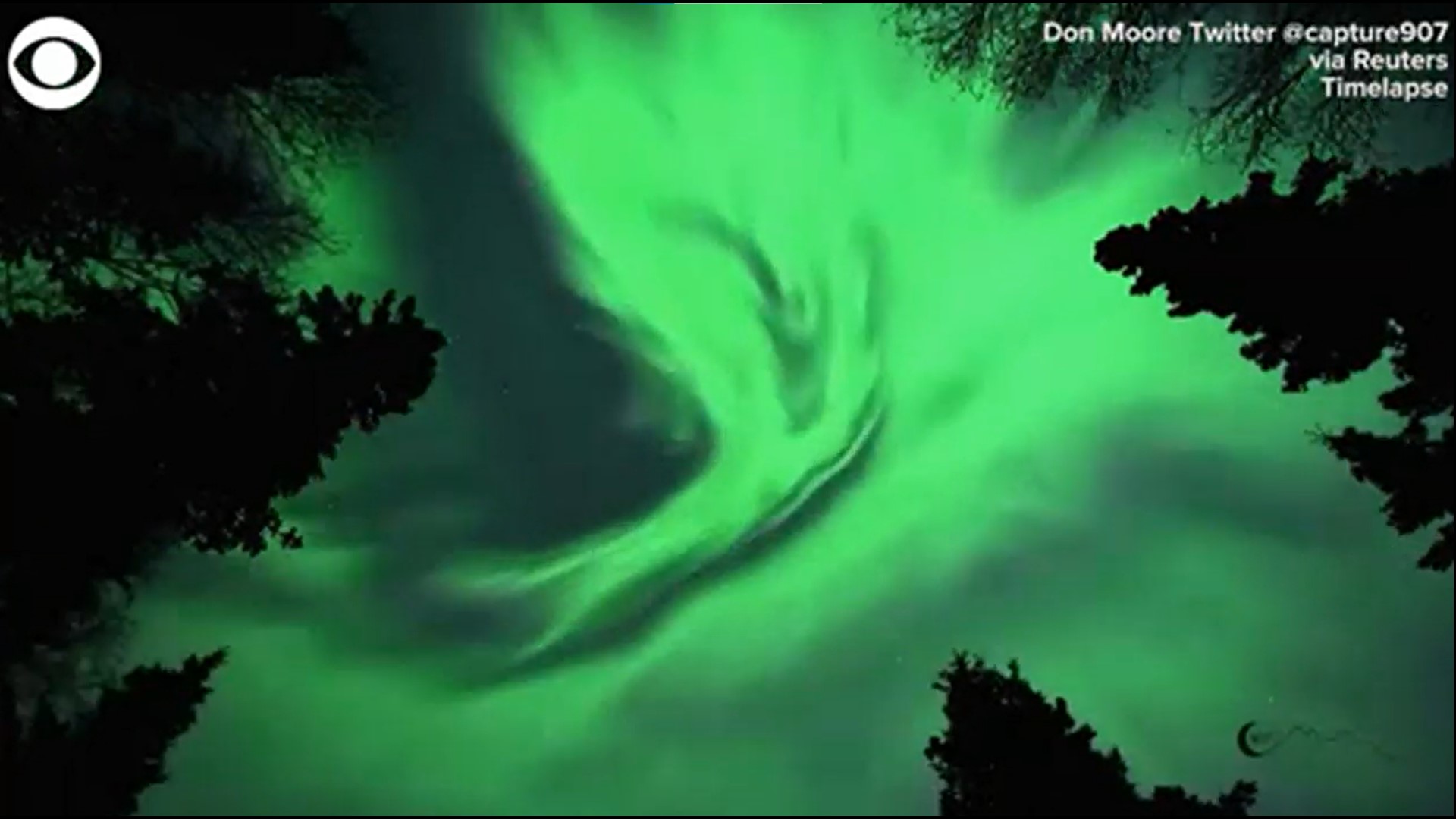 AURORA BOREALIS: An eyewitness captured timelapse footage of the northern lights in the sky over Anchorage, Alaska, recently.