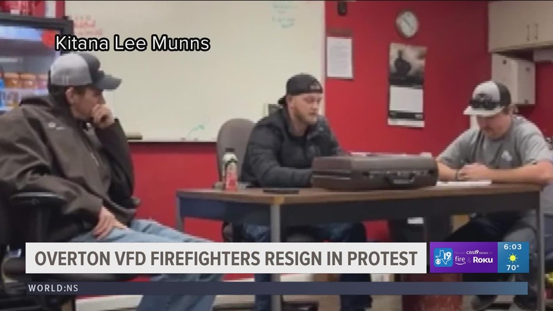 Overton VFD firefighters step down in protest - Vimarsana News