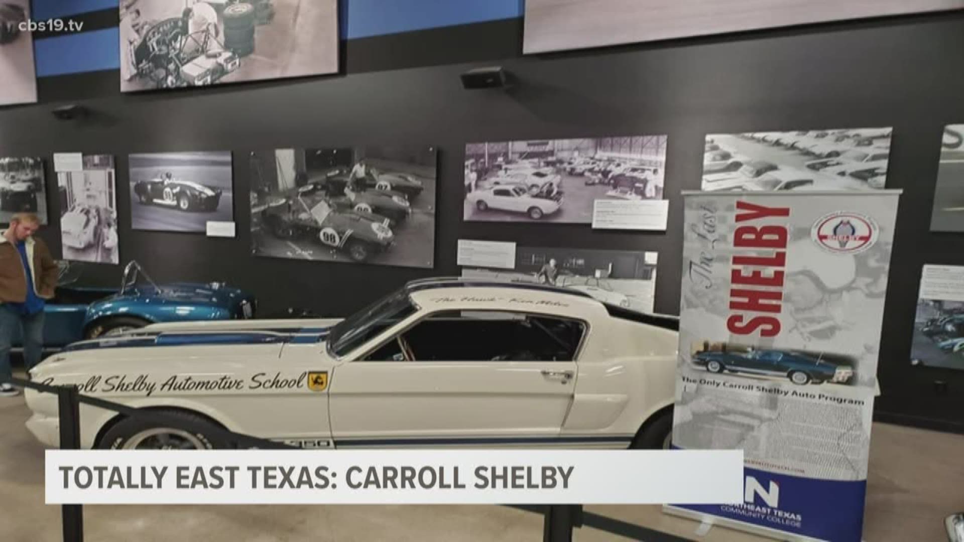 Carroll Shelby, racing and automotive legend, is portrayed in a new movie, Ford v. Ferrari. Students at his namesake school saw the premiere in Las Vegas.
