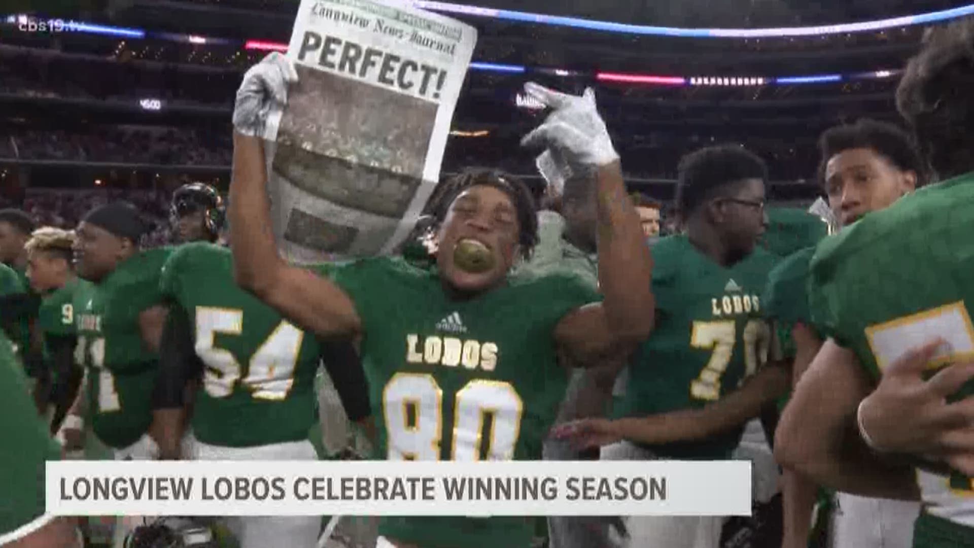 The Longview Lobos are state champions for the first time since 1937, and to celebrate their victory the city will be having a parade for their football team and their long-awaited win. CBS19?s Tim Wolf is in Longview with more.