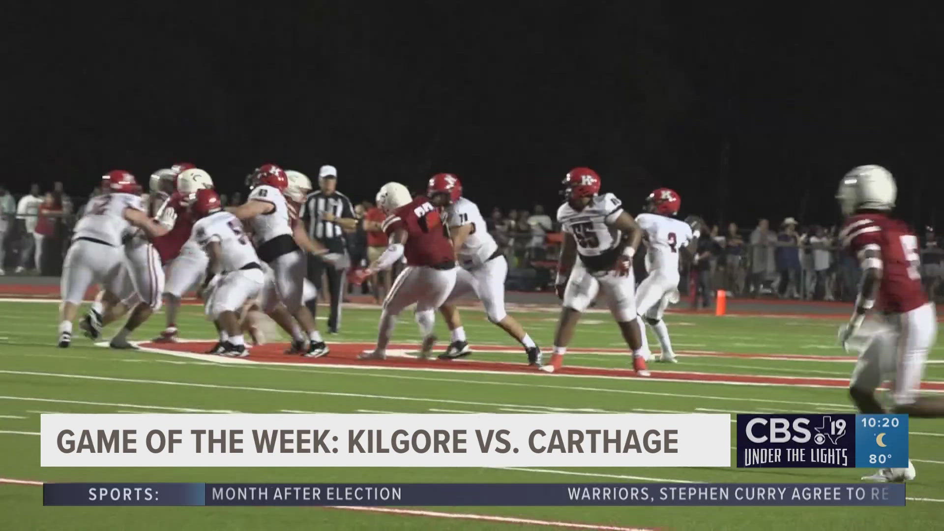 For more East Texas high school football action, visit https://www.cbs19.tv/under-the-lights.