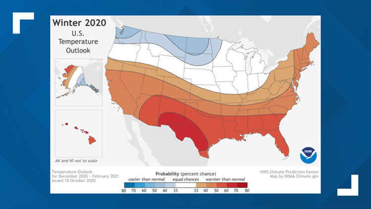 NOAA Predicts Warmer, Drier Winter For East Texas | Cbs19.tv