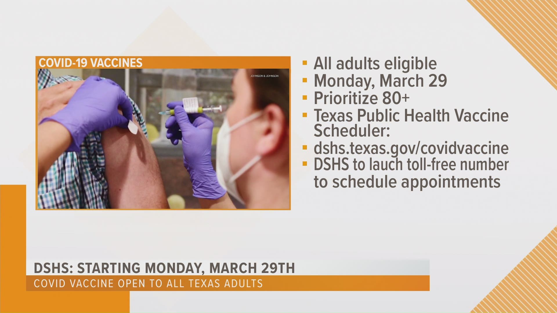 The Texas Department of State Health Services made the announcement on Tuesday.
