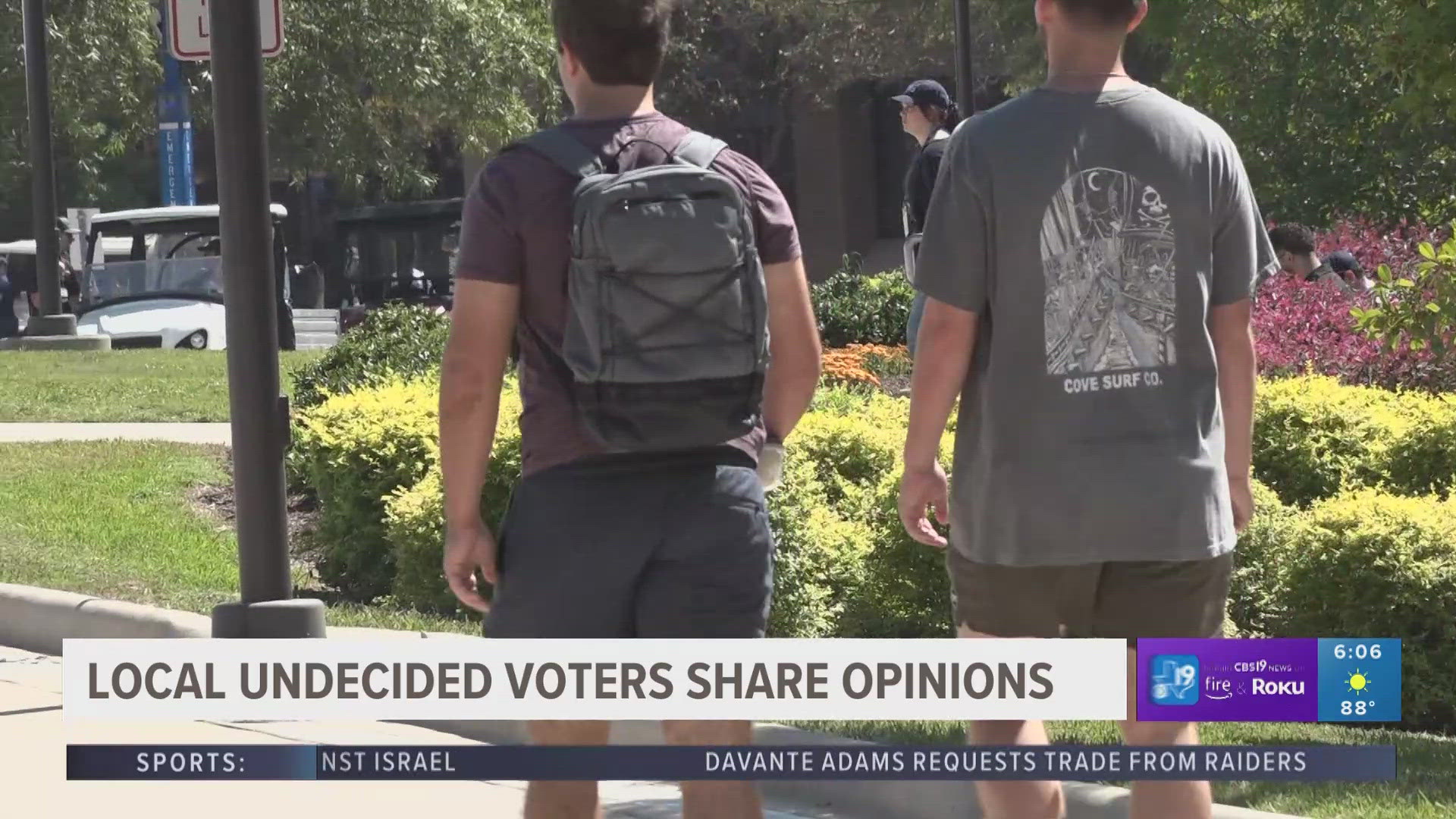 With early voting less than a month away, first-time and undecided voters are still struggling to decide on a candidate. Students at UT Tyler share whether or not Tu