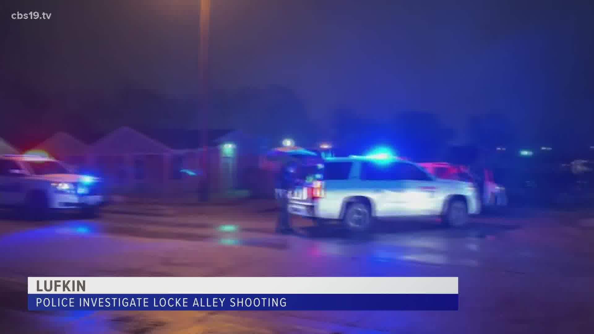 A man was taken to the hospital following a shooting in Lufkin Friday night.