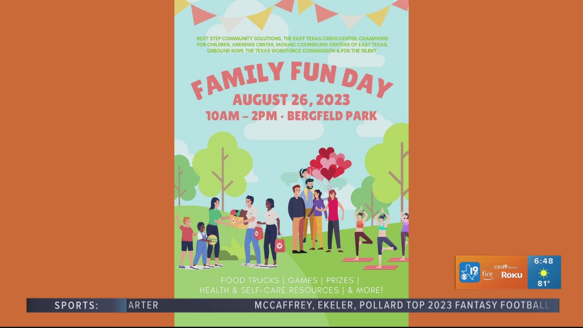 The East Texas Crisis Center is hosting its first Family Fun Day in Tyler!