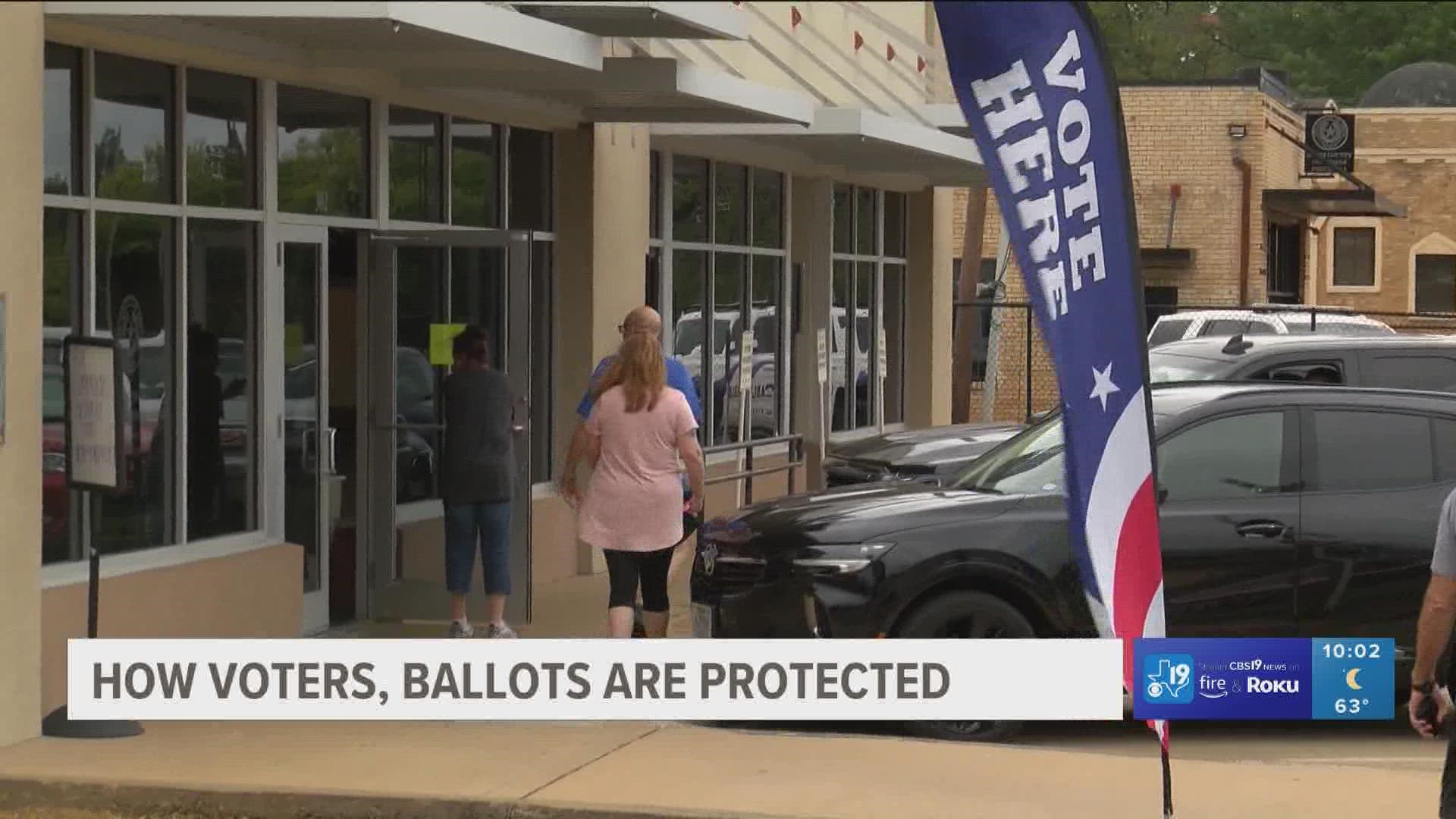 "Elections here are very well run, they're secure and I would encourage other voters to get out and vote," said Thomas Thompson, Smith County voter.